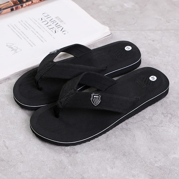 Men Summer Flip Flops Beach Sandals Anti-slip Casual Flats Shoes High Quality Slippers Zapatos Chanclas De Hombre Wholesale
