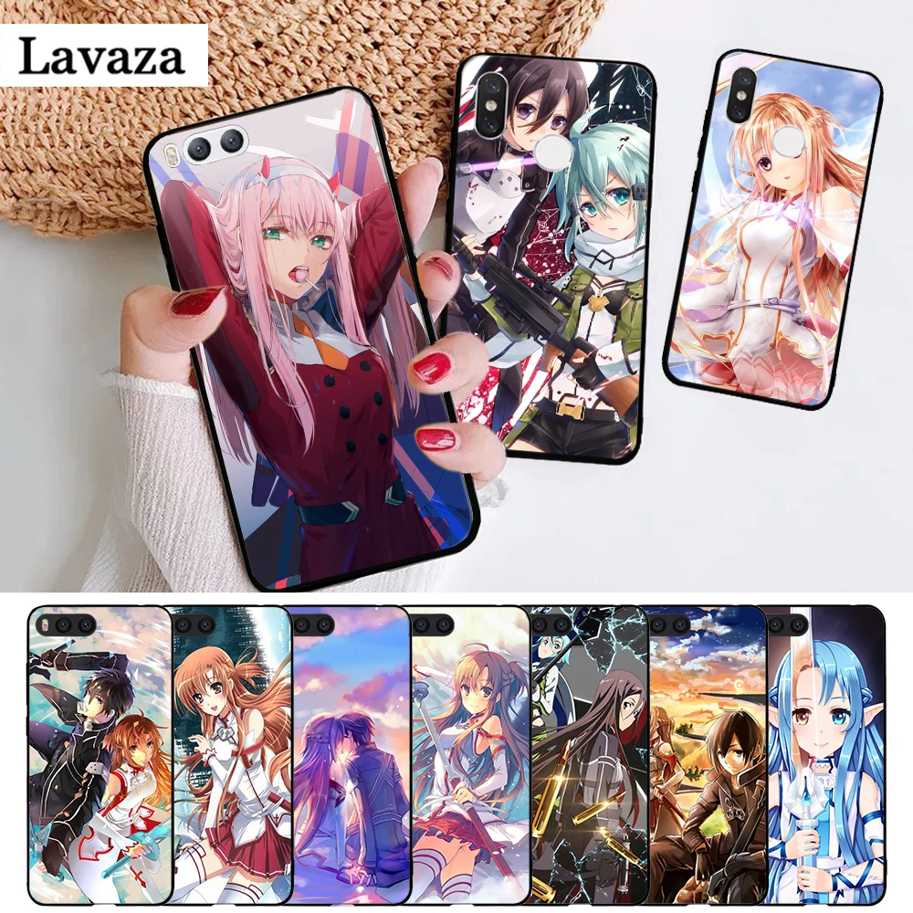 Силиконовый чехол Sword Art Online SAO Japan anime для Xiaomi MI 5X 6 6X 8 9 SE 9T Pro CC9E CC9 A3 F1 A1 A2 Lite MAX