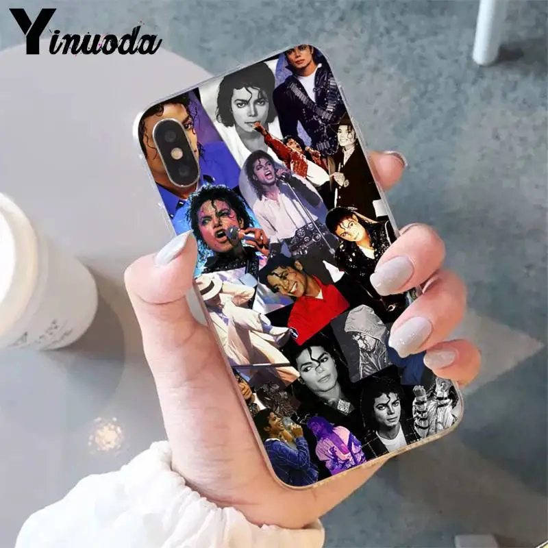 Yinuoda Майкл Джексон мягкий чехол для телефона iPhone 8 7 6 6S Plus X XSMAX 5 5S SE XR 10 Fundas Capa 11 11pro 11promax