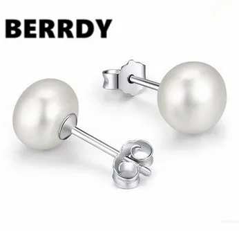 Горячая дешевая распродажа! 4 цвета серьги из натурального пресноводного жемчуга