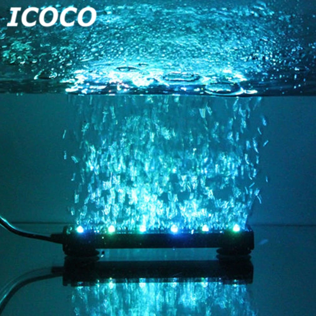 ICOCO RGB светодиодный подводный свет аквариумный погружной светильник воздушный