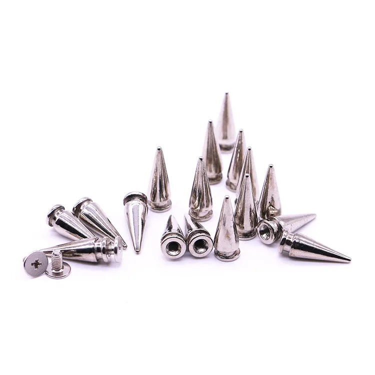 20 компл./упак. одежда винтовые заклепки Шпильки белый розовый черный золотой