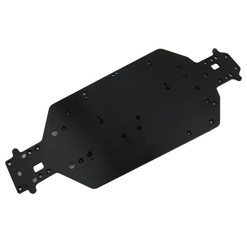 Черный HSP 04001 металлическое алюминиевое шасси обновленные части для 1/10 RC багги XSTR Monster Truck BRONTOSAURUS 94111 Redcat вулкан EPX - Цвет: Черный