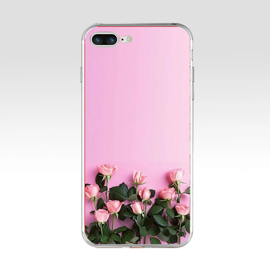 Забавный Мягкий чехол из ТПУ для iPhone 8 Plus прозрачный силиконовый | Мобильные