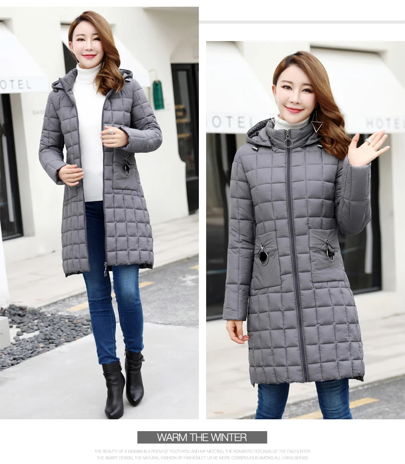 PinkyIsBlack зимняя куртка с капюшоном, Женское пальто размера плюс 4XL, Длинные парки с подкладкой, верхняя одежда, Зимняя парка для женщин, Jaquata Feminina