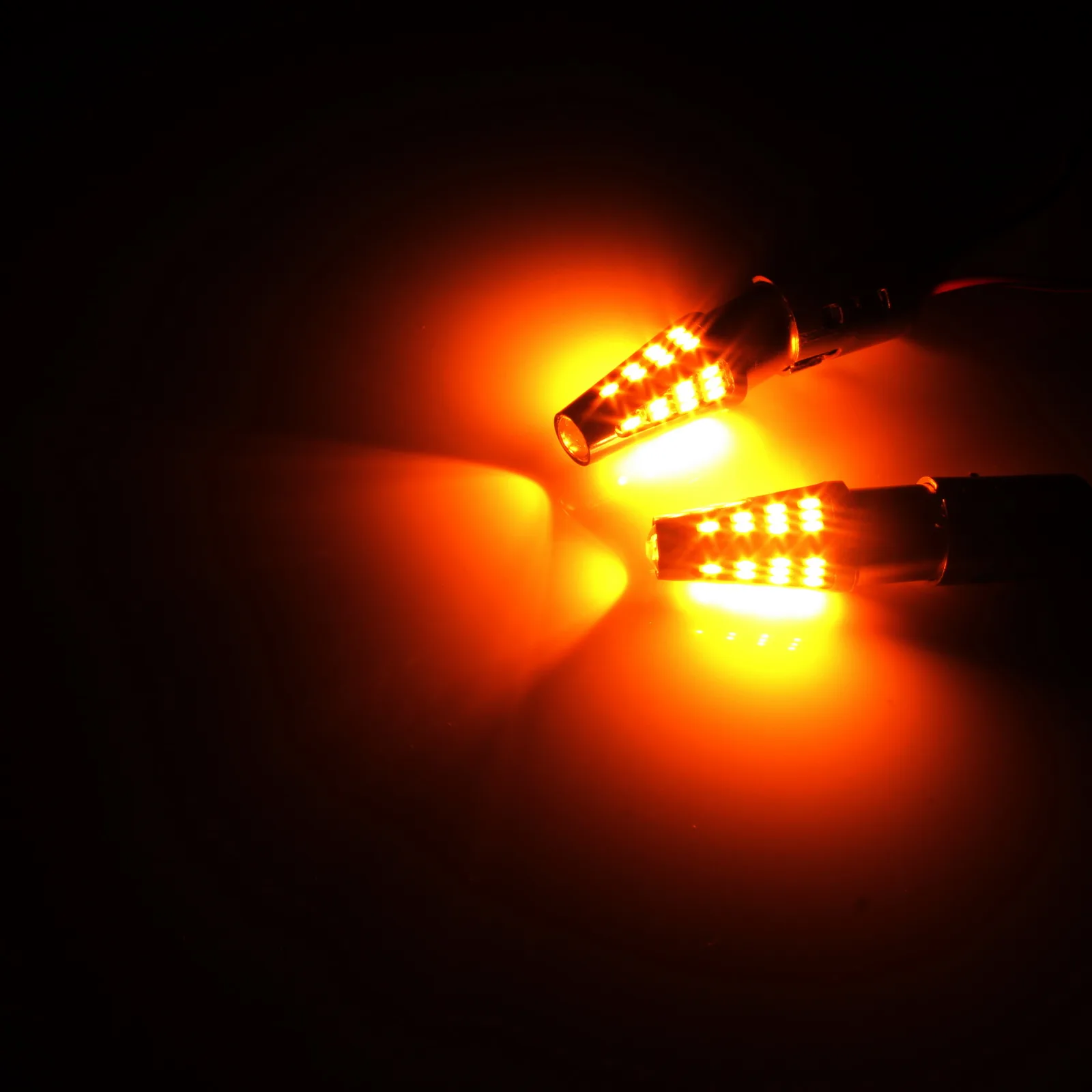 ANGRONG 2x581 PY21W BAU15s 48 SMD светодиодный бокосветильник указатель поворота Индикатор