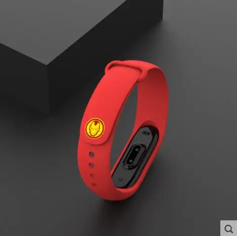 avengers marvel For Xiaomi Mi Band 4 3 2 Bracelet Strap Miband 3 2 Strap Wristband Band For Mi Band 2 3 4 Silicone