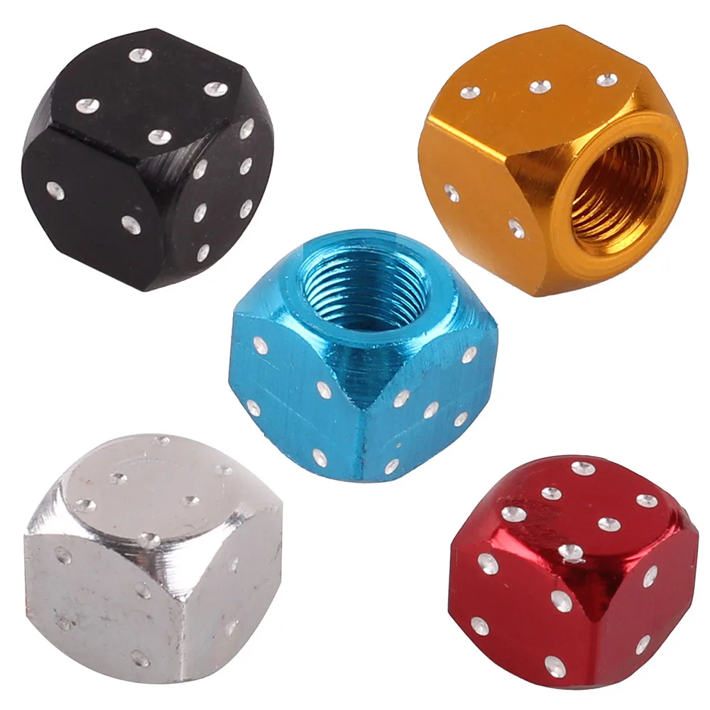 2 шт. универсальные алюминиевые игральные кости для велосипеда автомобиля