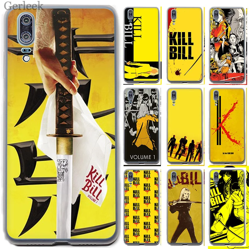 Чехол для телефона Kill Bill Movie Drawing Huawei P8 P9 P10 P20 Pro Lite 2015 2016 2017 P Smart Soft TPU|Чехлы-накладки|