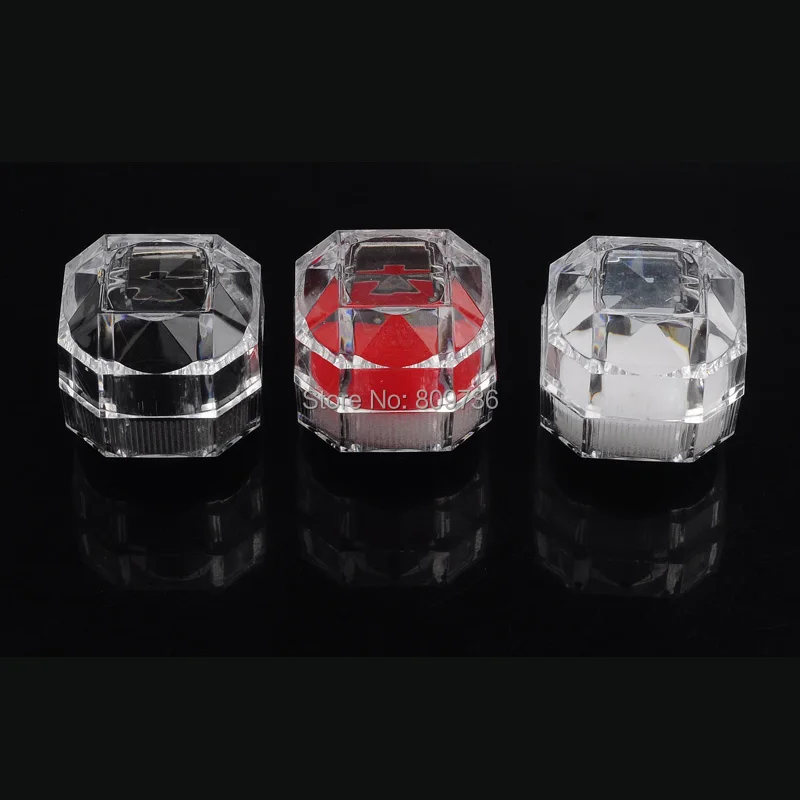 5 шт. модные босоножки из прозрачного пластика с украшением в виде кристаллов