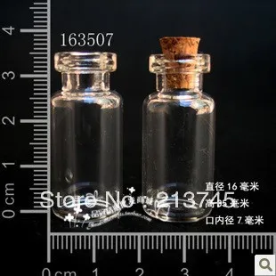 

free shipping!!!HOT 100pcs/lot Wholesale Fashion Glass Bottle Vials Charms Pendant Wishing bottle 35*16*7mm