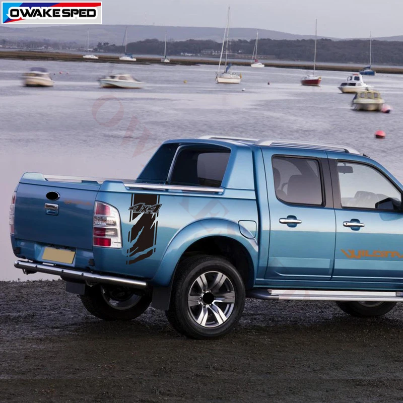 4X4 внедорожник графика Автомобиля Виниловая наклейка пикап багажник Декор