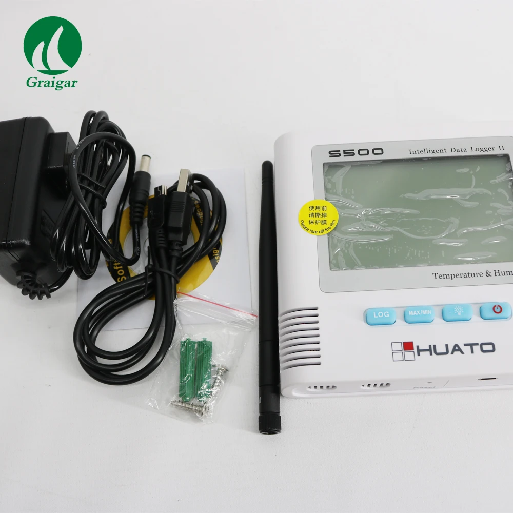 S500-TH-GSM 2-канальный регистратор данных о температуре и влажности с оригинальным