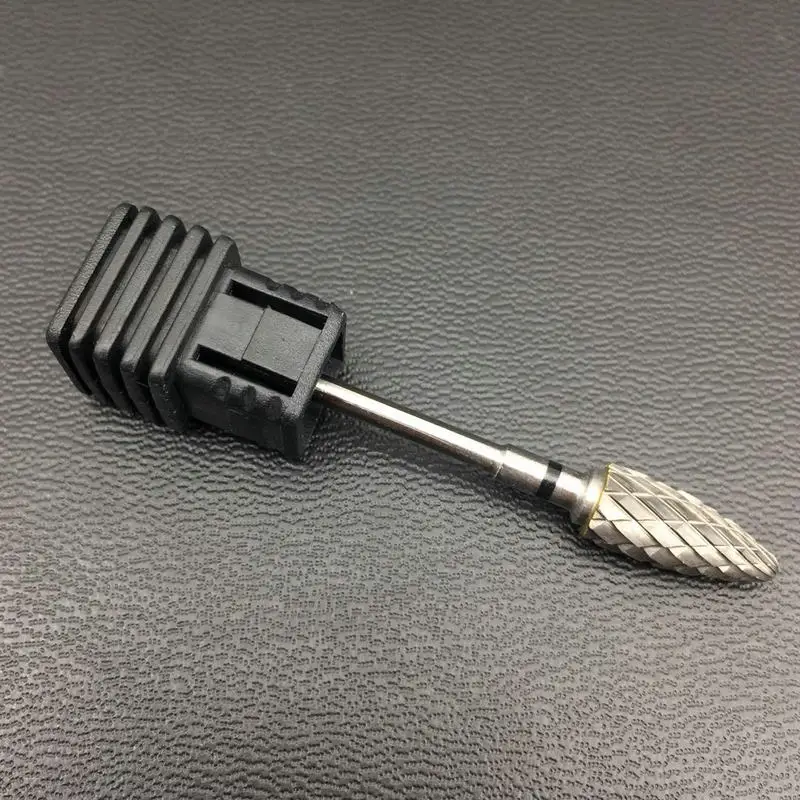 Carbide 2-XC(10pcs) 10 шт./компл. Керамические фрезерные маникюрные станки карбидные сверла для ногтей керамические твердосплавные фрезы инструменты для ногтей - Цвет: Carbide 2-XC(10pcs)