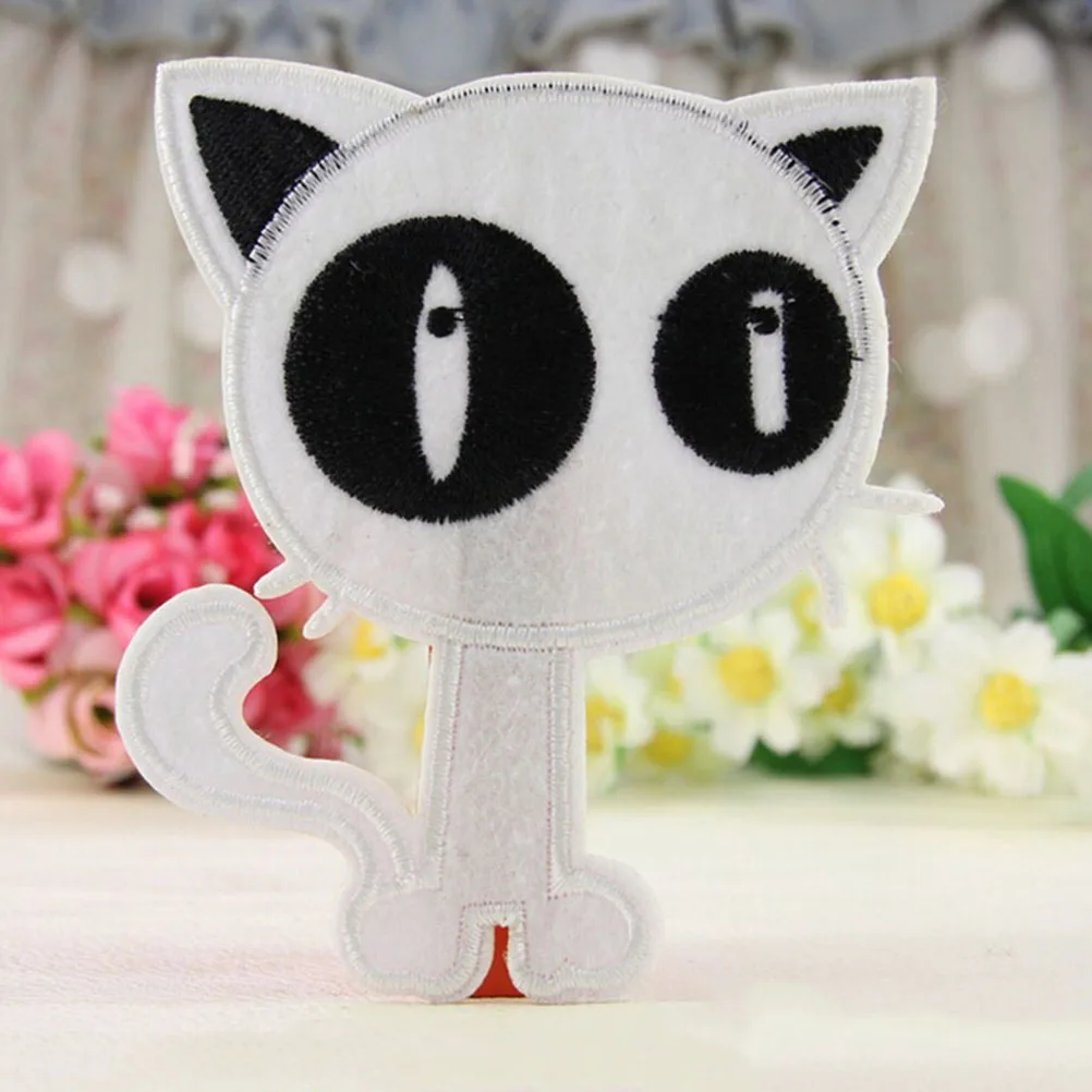 1 шт. нашивки с мультяшным котом для одежды | Дом и сад