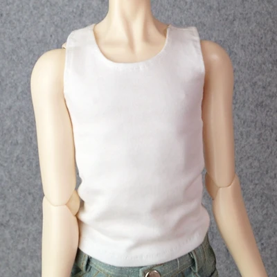 white Bjd белый серый топ на бретелях верхняя одежда для 1/4 1/3 SD17 70 см 1" 24" высокий BJD кукла MSD DK DZ AOD DD кукла использовать heduoep - Цвет: white