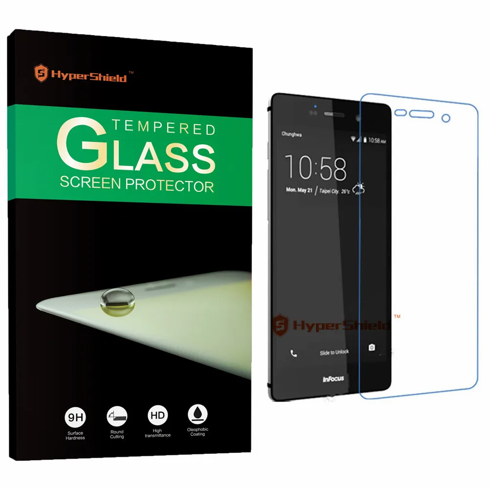 HyperShield 2.5D ДУГОВЫМ Ребром 9 H Твердость Анти-Всплеска 100% Закаленное Стекло-Экран