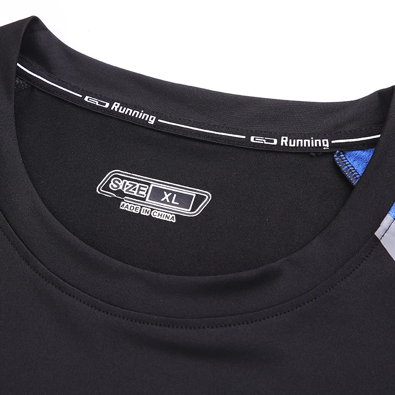 Наборы для бега Мужская спортивная одежда с коротким рукавом+ шорты для фитнеса, баскетбола, тенниса, футбола, спортзала, спортивный костюм, комплекты из Джерси