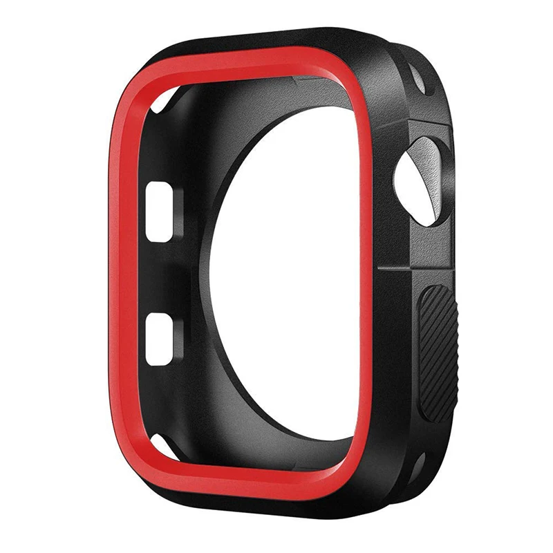 MDNEN 42 мм 38 мм анти-осенний чехол для Apple Watch чехол для Iwatch 1 2 3 4 Мягкий силиконовый чехол 40 мм 44 мм спортивный Чехол
