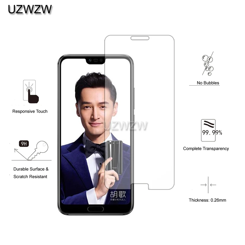 2 шт для huawei Honor 10 Premium 2.5D 0,26 мм Закаленное стекло-экран протектор для huawei Honor 10 Honor10 защитное стекло