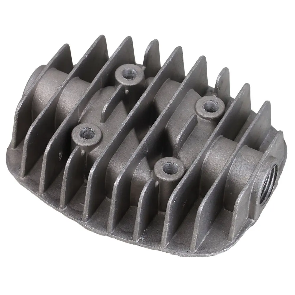 Серая металлическая головка цилиндра с внутренней резьбой 18 мм 3/8PT запасные