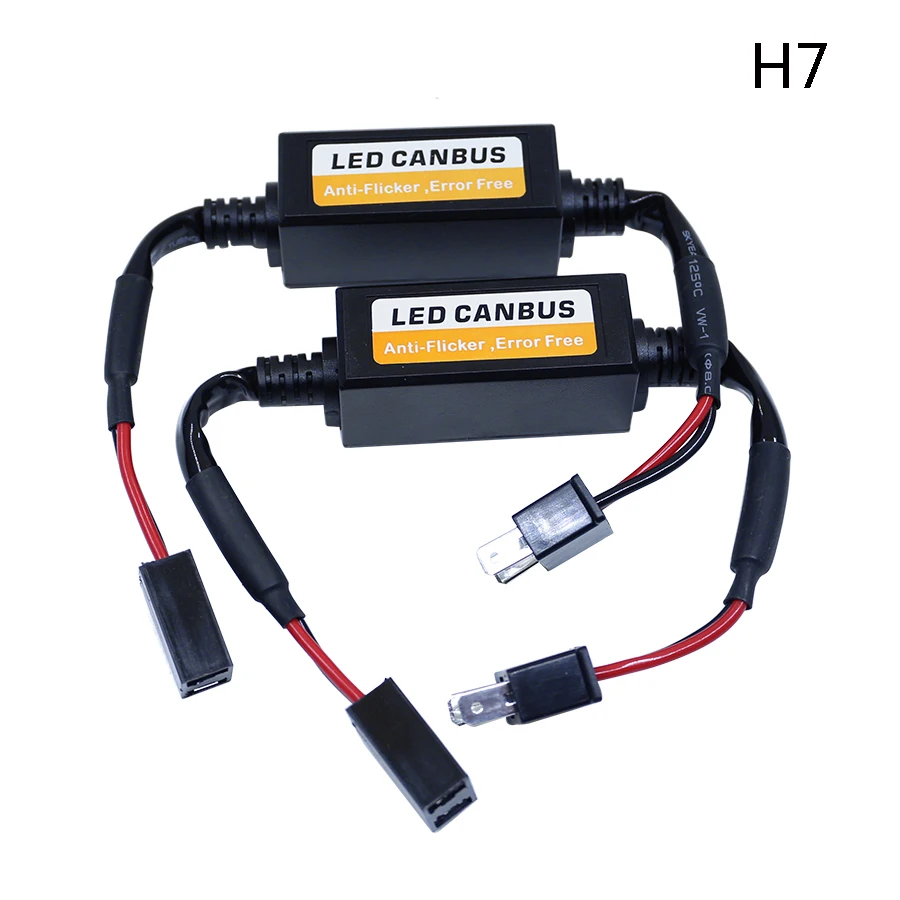 YCCPAUTO H7 H4 H8 H1 9006 9005 H3 Canbus кабель резистор H11 HB3 HB4 светодиодный подавитель нагрузки