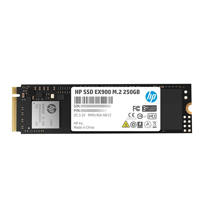 Hp SSD m2 250gb 3D TLC 3 0x4 Nvme NAND Внутренний твердотельный накопитель Pcie 2280 sata m.2 250GB для