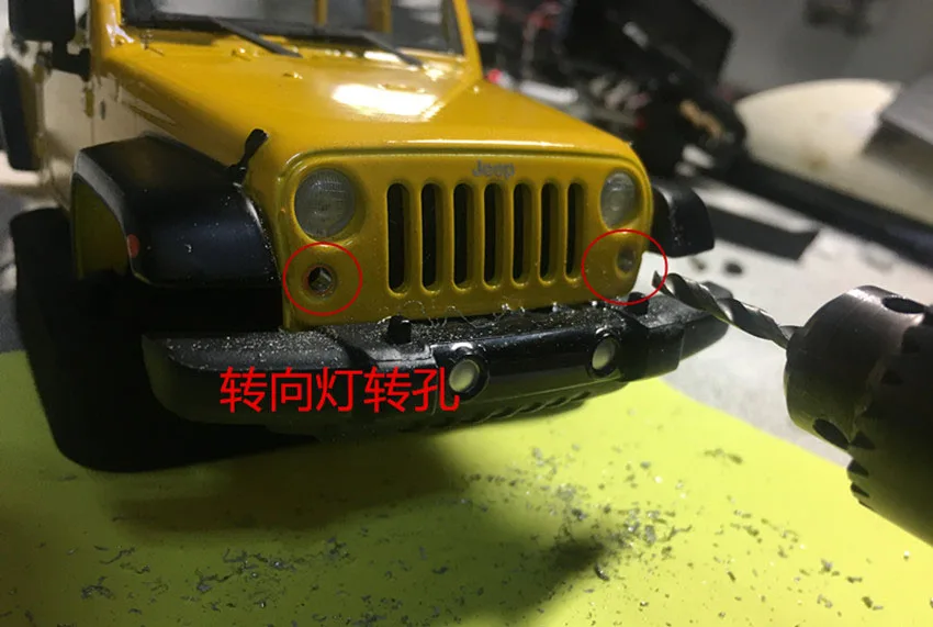 Ручная работа 1:24 RC Гусеничный gk24 альпинистская мофификация автомобиля модифицированная модель автомобиля для Wrangler