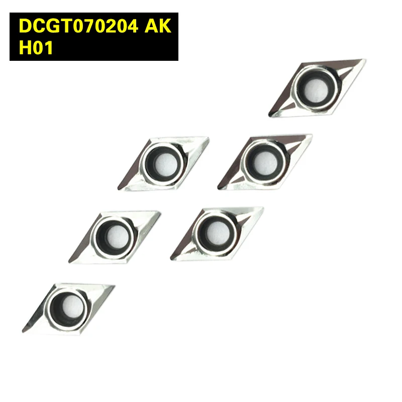 10-100 шт. DCGT070202/04 AK H01 DCGT21.50.5 Алюминий ножовочное полотно вставка для режущего