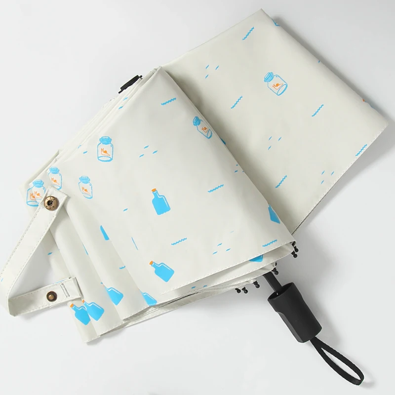 Женский Романтический складной зонт от солнца розовый антиуф 3 цвета|rain umbrella