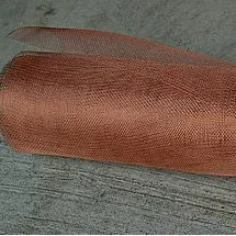 Медная проволочная сетка (20 сетки) ткань из красной меди 500x1000 мм x 2 шт.|mesh cloth|cloth
