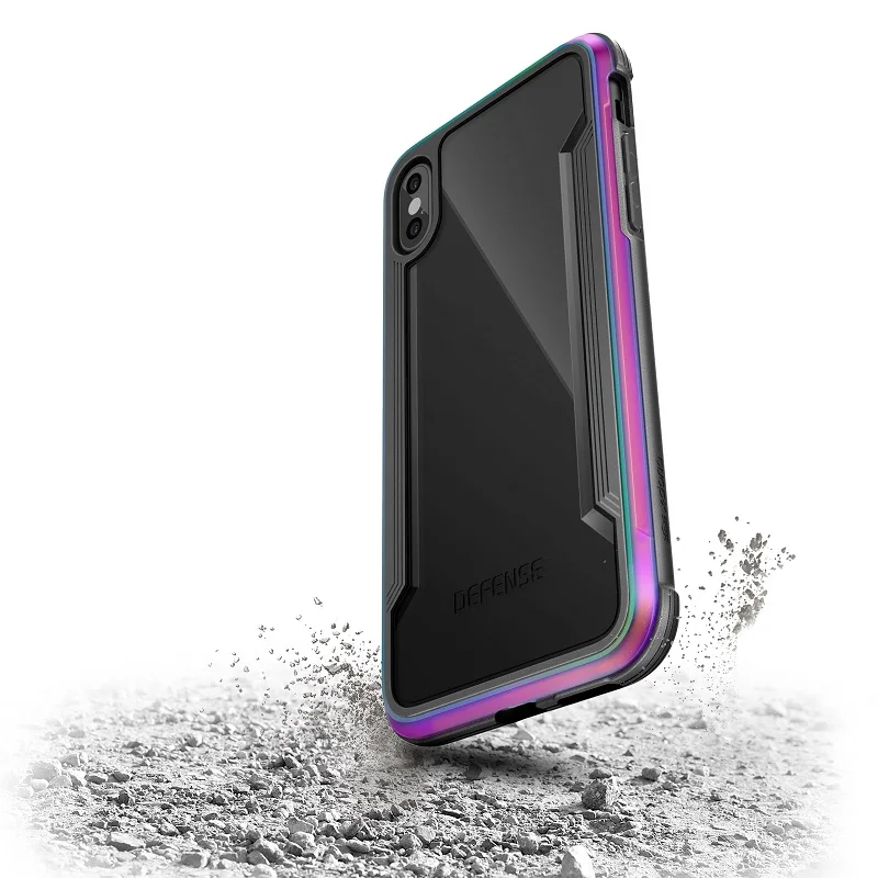 Чехол X-Doria Defense Shield Series для iPhone XR XS Max, военный класс, протестированный на падение, анодированный алюминиевый чехол, чехол для iPhone XR