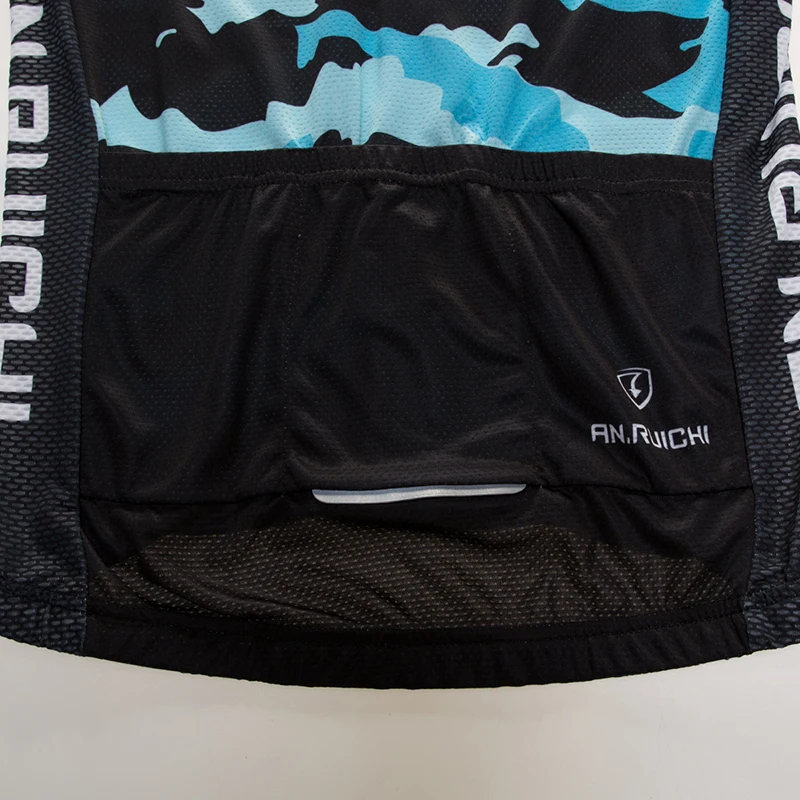 

Unisex Summer Cycling Jersey Blue Camouflage Anti-sweat Quick Dry Short Sleeve Riding Jerseys Customized/Wholesale Service