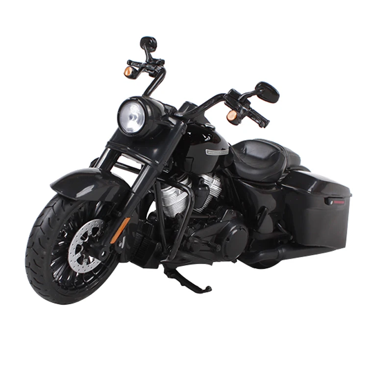 Maisto 1:12 2017 H D road king специальный черный мотоцикл литой под давлением детский