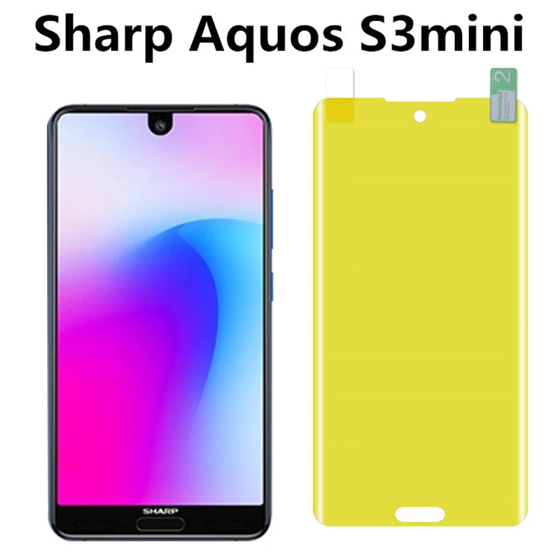 EXUNTON 3 шт. для Sharp Aquos S3 S3 mini S2 ультра-тонкая прозрачная защитная пленка для экрана из мягкого ТПУ с полным покрытием