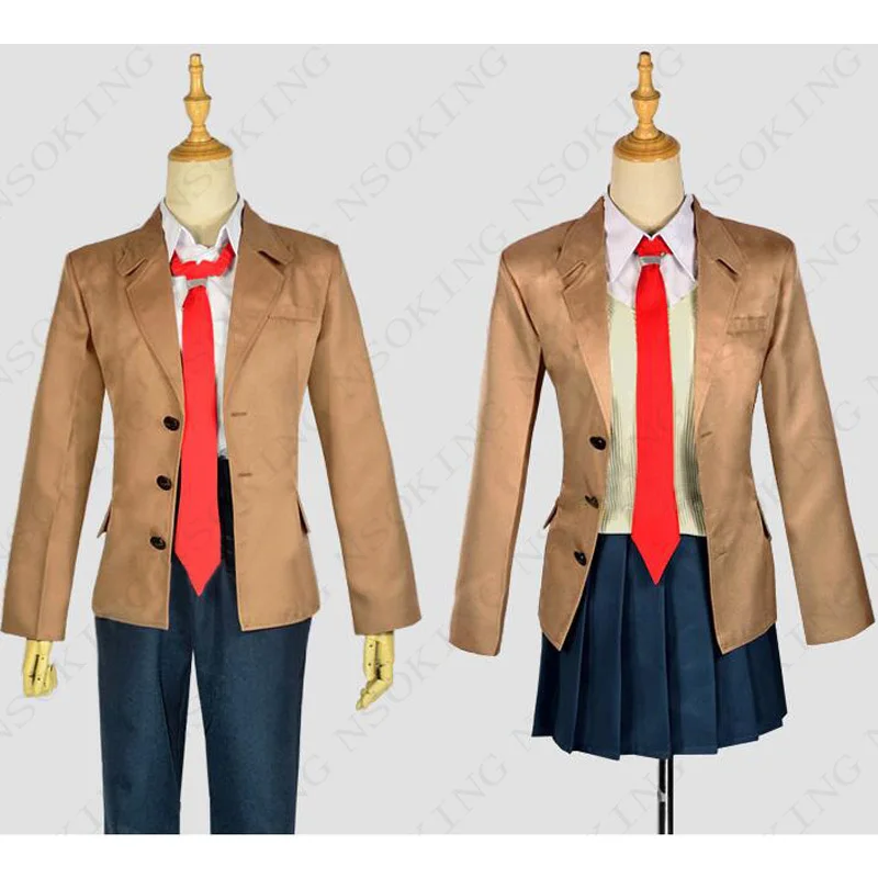 Аниме Seishun Buta Yarou wa Bunny Girl Senpai no Yume wo Minai Sakurajima Mai Azusagawa Sakuta костюм для косплея |