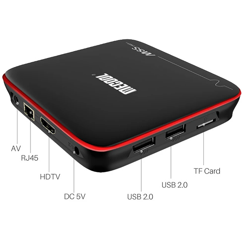 MECOOL Smart Android 7,1 ТВ приставка 4K HDR телеприставка Amlogic S905W Mali-450 1G/8G 2G/16G беспроводной Wifi ТВ приставка медиаплеер