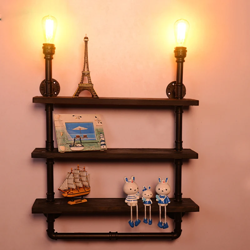 Промышленная индивидуализированная лампа для водопроводной трубы винтажная