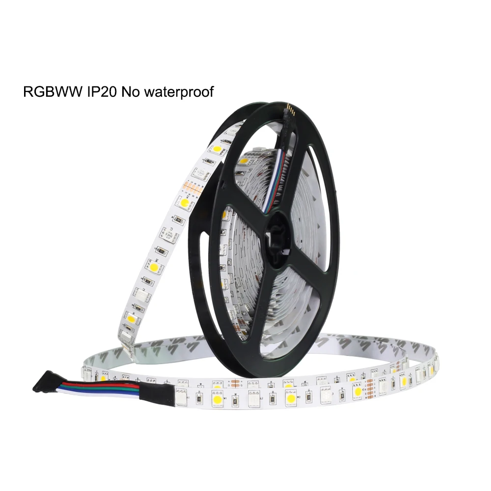 DC12V Светодиодные ленты 5 м/10 м/15 м/20 м Светодиодные ленты 5050 RGB RGBW rgbww 60 Светодиодный s/m 5 м/лот светодиодный гибкие полосы света
