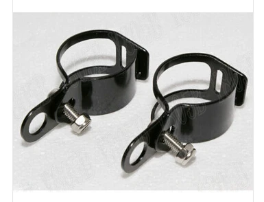 Черные алюминиевые поворотные кронштейны крепление вилки зажим 30 мм 42 для