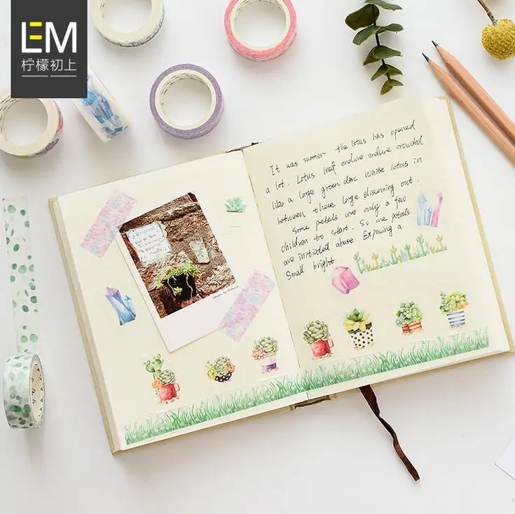 My Secret Garden васи клейкая лента DIY Скрапбукинг наклейка этикетка маскирующая лента