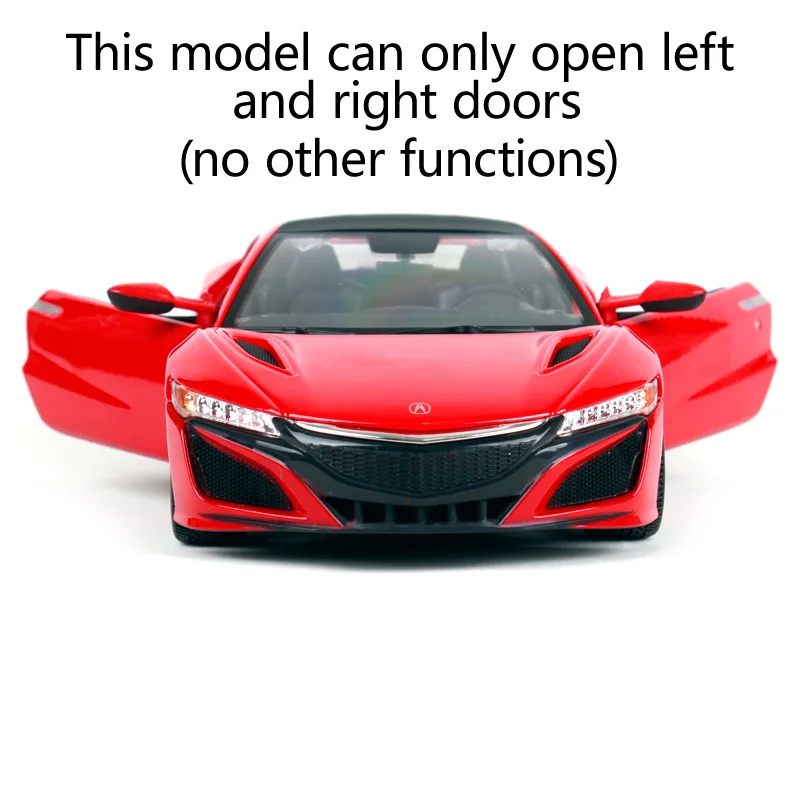 Maisto 1:24 2018 Acura NSX литая модель автомобиля игрушка Новый в коробке Бесплатная