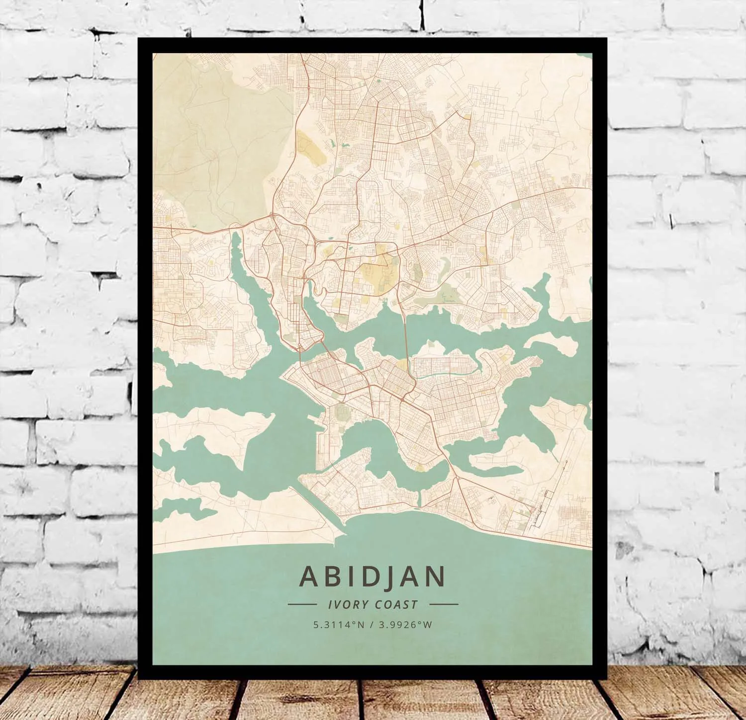 

Постер побережья слоновой кости Abidjan