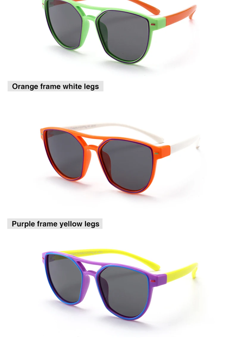 Psacss/Новые Модные поляризованные солнцезащитные очки для детей, девочек и мальчиков, винтажные брендовые силиконовые солнцезащитные очки с круглой оправой для детей, Gafas Infantil
