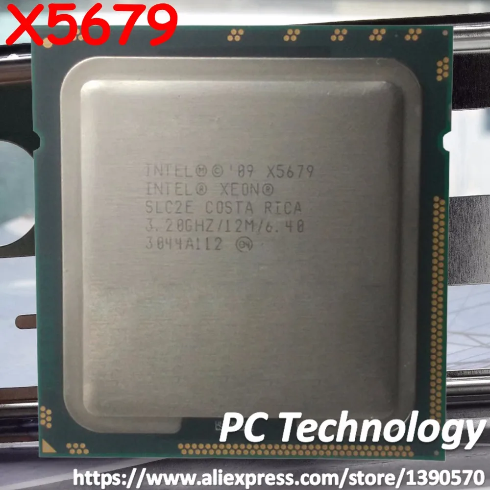 Оригинальный процессор Intel Xeon X5679 3 20 ГГц 6 ядер кэш 12 МБ LGA1366 95 Вт бесплатная