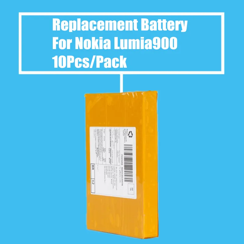 

10Pcs/Pack Replacement Battery 1830mah for NOKIA Lumia900 High Quality