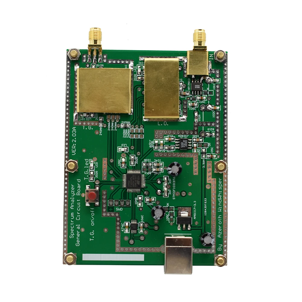 Lusya простой анализатор спектра D6 с отслеживающим источником Т. Г. V2.03B ADF4351 простой источника сигнала B4-006