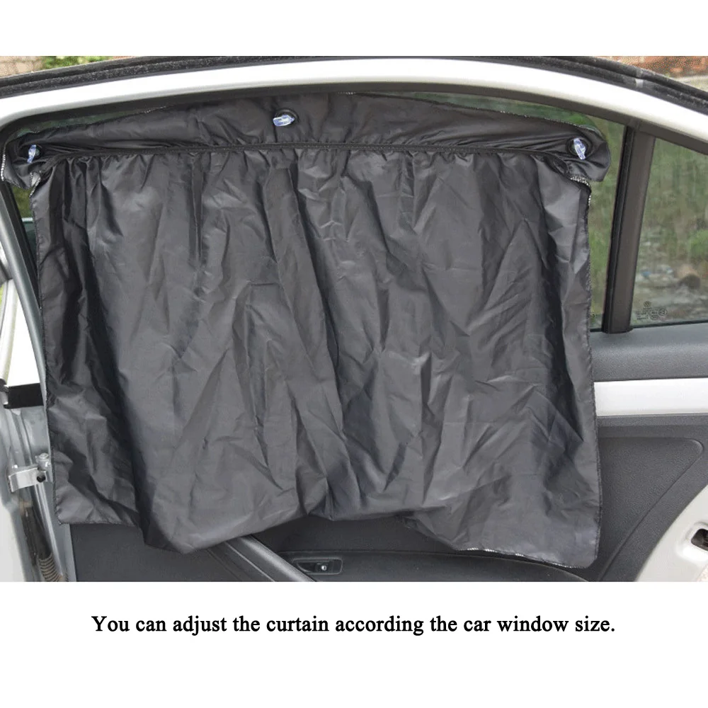 4 шт./2 пары 70*52 см регулируемые окна автомобиля солнцезащитный козырек блокировка