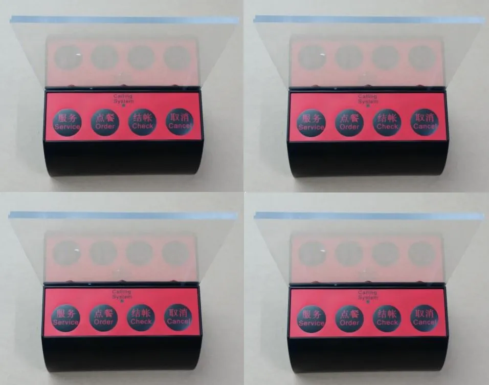 Бесплатная доставка! Сервис пейджер передатчик POCSAG кнопка вызова Ресторан 4