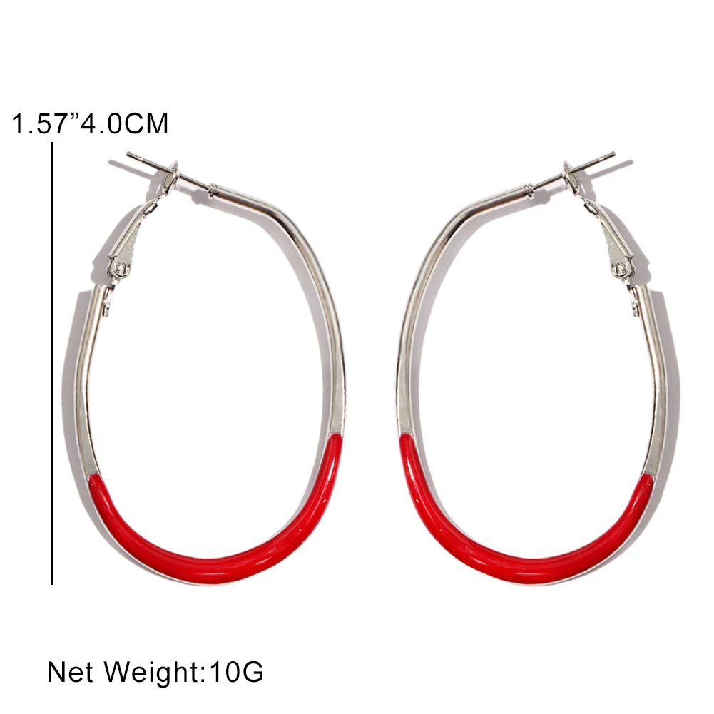 Женские серьги-кольца JUST FEEL круглые с геометрическим узором модные серьги для